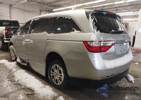 2011 Honda Odyssey Exl из США, поврежденный, VIN 5FNRL5H67BB076906